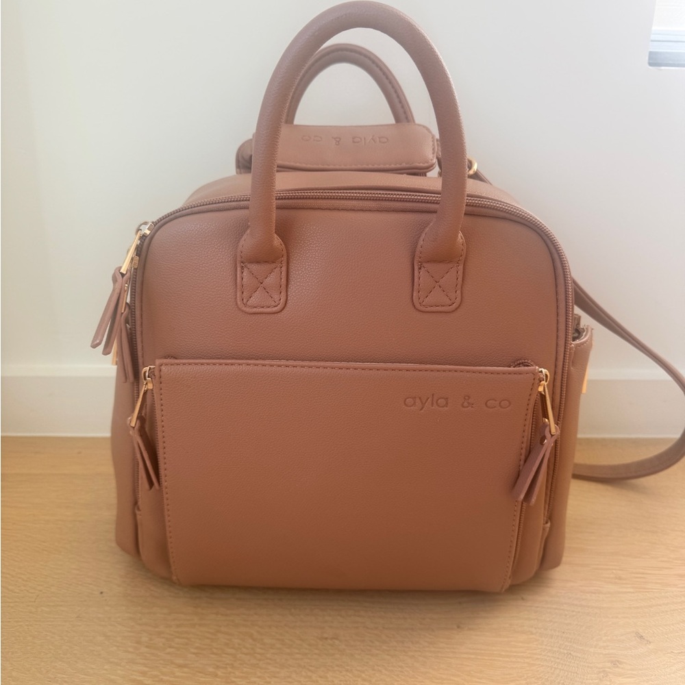 Ayla & Co Mini Brown Baby Bag